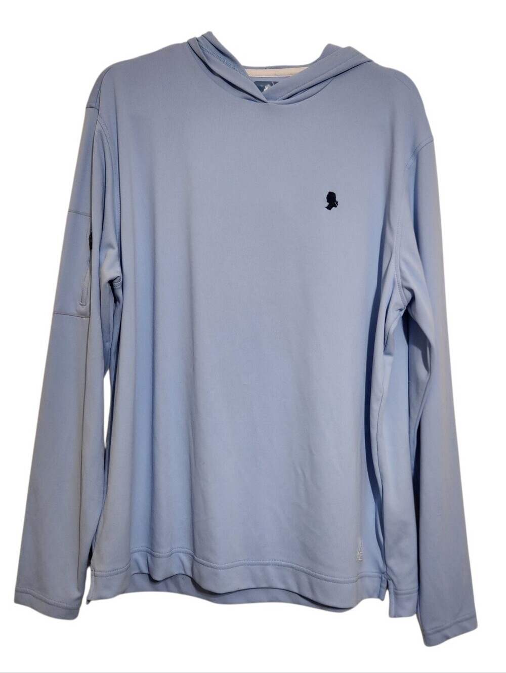 Foot Joy | Women's Sky Blue Long Sleeve Golf Hoodie Pullover Top (Size Large)